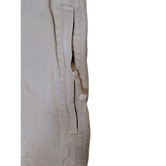 5.11 Tactile Cargo Pants Size 38X30 Elastic Waist Pockets Zip Button Closure Tan - Picture 6 of 7